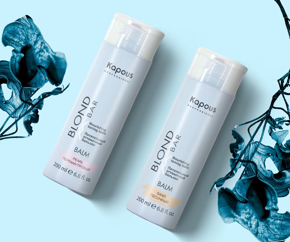Оттеночные бальзамы и шампуни Kapous Blond Bar